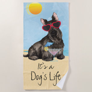 SommerScottish Terrier Strandtuch