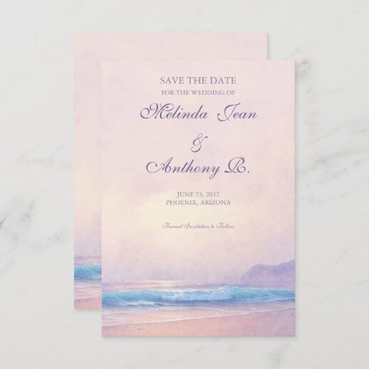 Sommersee Save the Date 3,5 x 5 (Vorne/Hinten)