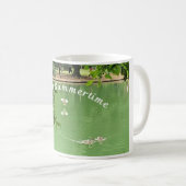 Sommersee und Enten Kaffeetasse (VorderseiteRechts)