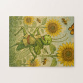 Sommerserenade: Der fröhliche Grasshopper Fiddler Puzzle (Horizontal)