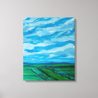 SOMMERSICHT LEINWANDDRUCK