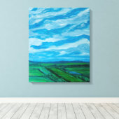 SOMMERSICHT LEINWANDDRUCK (Insitu (Holzboden))