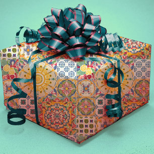 Sommersizilianische Zitrusfrüchte Geschenkpapier