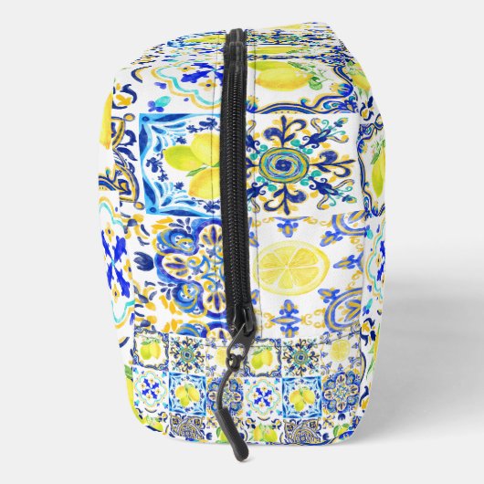 Sommersizilianische Zitrusfrüchte Mittelmeer-Majol Waschbeutel (Rechts)