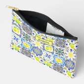 Sommersizilianische Zitrusfrüchte Mittelmeer-Majol Zubehörtasche (Offen)