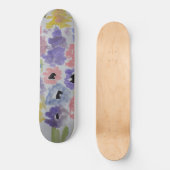 Sommerskateboard Wildblumen Skateboard (Vorderseite)