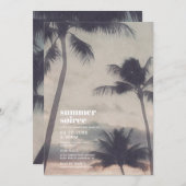 Sommersoireeinladung Einladung (Vorne/Hinten)