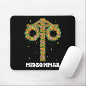 Sommersolstice Maypole Midsommar Schweden Mousepad (Mit Mouse)
