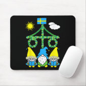 Sommersolstice Maypole Midsommar Schweden Mousepad (Mit Mouse)