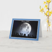 Sommersolstice Segnungen mit Vollmond Karte (Gelbe Blume)