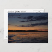 Sommersonne am See in Nordwisconsin Postkarte (Vorne/Hinten)