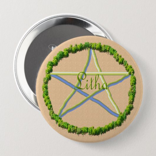 Sommersonne Button (Vorne & Hinten)