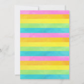 Sommersonne Geburtstagsparty Einladung (Rückseite)