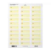 Sommersonne. Gelb und orange. (Vorne)