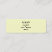 Sommersonne. Gelb und Orange Mini Visitenkarte (Rückseite)