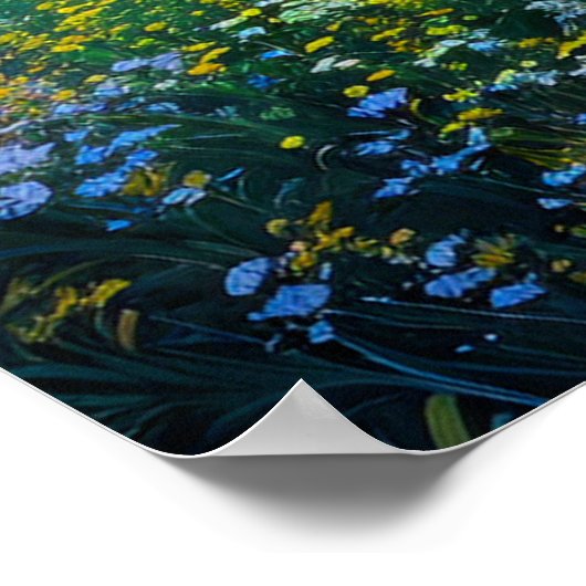 Sommersonne im grünen Tal Poster (Ecke)