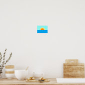 Sommersonne im Meerposter Poster (Küche)