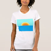 Sommersonne im Wasser T-Shirt (Vorderseite)