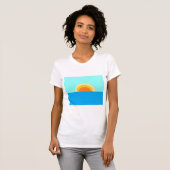 Sommersonne im Wasser T-Shirt (Vorne ganz)