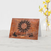 Sommersonne Karte (Gelbe Blume)