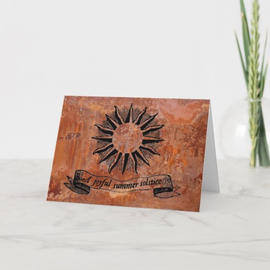 Sommersonne Karte (Vorderseite)