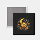 Sommersonne Magnet (Vorderseite/Rückseite)