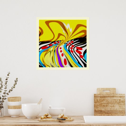 Sommersonne Poster (Küche)