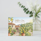 Sommersonne Postkarte (Stehend Vorderseite)