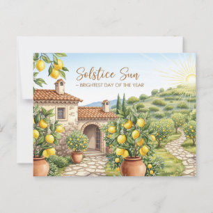 Sommersonne Postkarte
