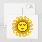 Sommersonne Postkarte (Vorne/Hinten)