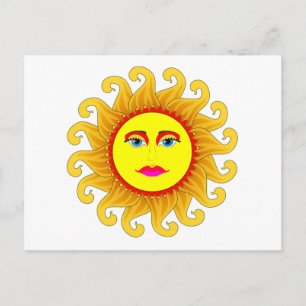 Sommersonne Postkarte
