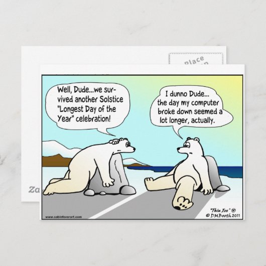 Sommersonne Postkarte (Vorne/Hinten)