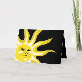 Sommersonne, Sonnenschein Gruß Karte