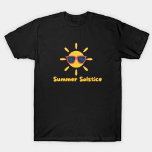 Sommersonne T-Shirt<br><div class="desc">Die Sommersolstice, auch als die "Juni Solstice" in der Nordhalbkugel bekannt, findet in der Regel um den 20. oder 21. Juni jedes Jahres statt. Es ist der längste Tag und die kürzeste Nacht des Jahres. Dieses Ereignis passiert, wenn einer der Pole der Erde seine maximale Neigung zur Sonne hat, was...</div>