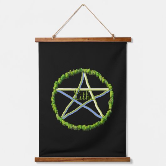 Sommersonne Wandteppich Mit Holzrahmen (Vorderseite)