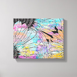 Sommersonnenblume 10" x 8" leinwanddruck