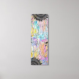 Sommersonnenblume 12 Zoll x 36 Zoll Leinwanddruck