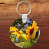 Sommersonnenblume 2 schlüsselanhänger (Vorderseite)