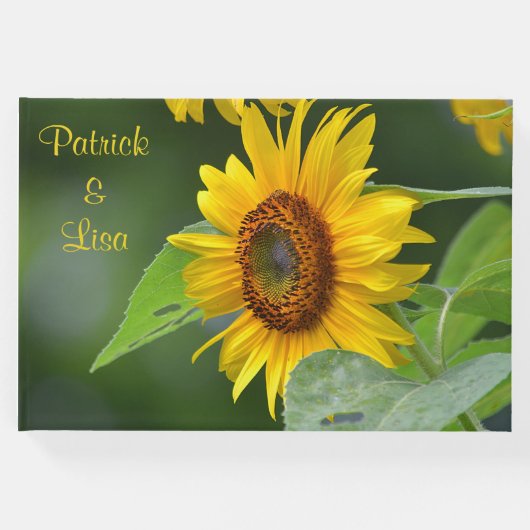 Sommersonnenblume Gästebuch (Vorderseite)