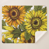 Sommersonnenblume. Sherpadecke (Vorderseite (Horizontal))