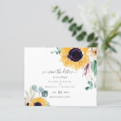 Sommersonnenblumen Eukalyptus Grüne Hochzeit (Stehend Vorderseite)