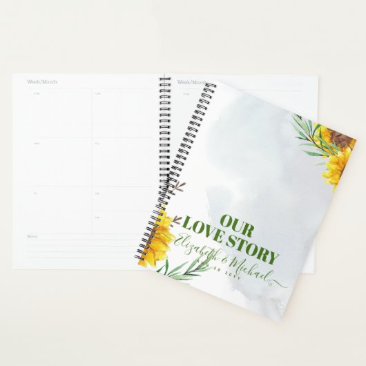 Sommersonnenblumen Eukalyptus Grüne Hochzeit Planer (Anzeige)