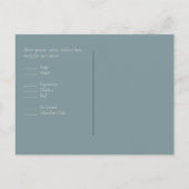 Sommersonnenblumen Eukalyptus Grüne Hochzeit Postkarte (Rückseite)