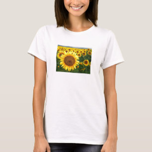 Sommersonnenblumen Ladys Spaghetti Top