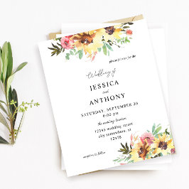 Sommersonnenblumenhochzeit