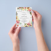 Sommersonnenblütenhochzeit 2 flyer (Gruppe)