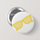 Sommersonnenbrille Gelb Hipster Brille Button (Vorne & Hinten)