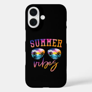 Sommersonnenbrille mit Palmenbaum Funny Beach iPhone 16 Hülle