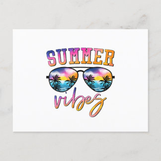 Sommersonnenbrille mit Palmenbaum Funny Beach Postkarte