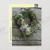 Sommersonnenkarte Postkarte (Vorne/Hinten)